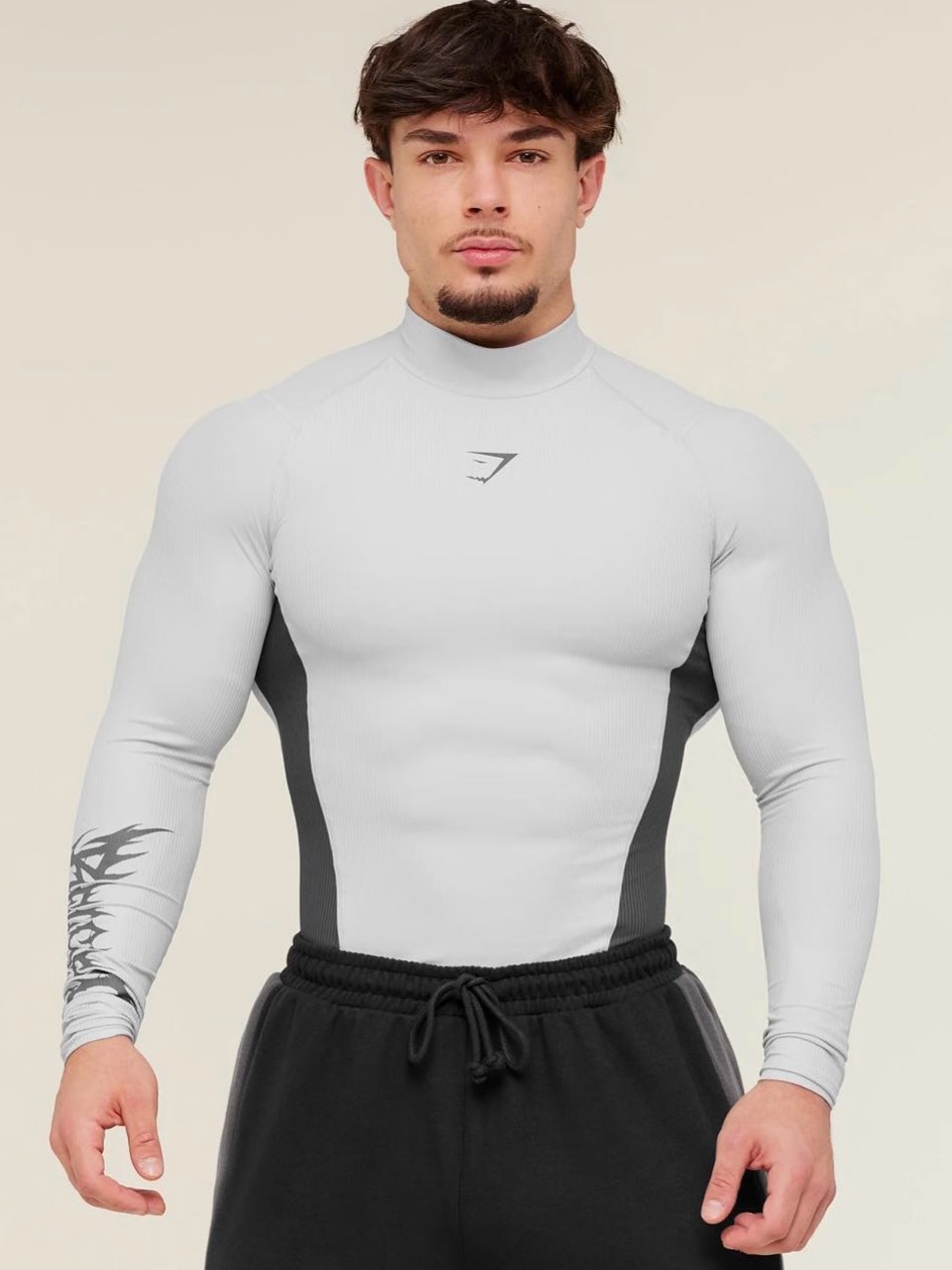 Gymshark X Carlos Belcast Compression T-Shirt Grey